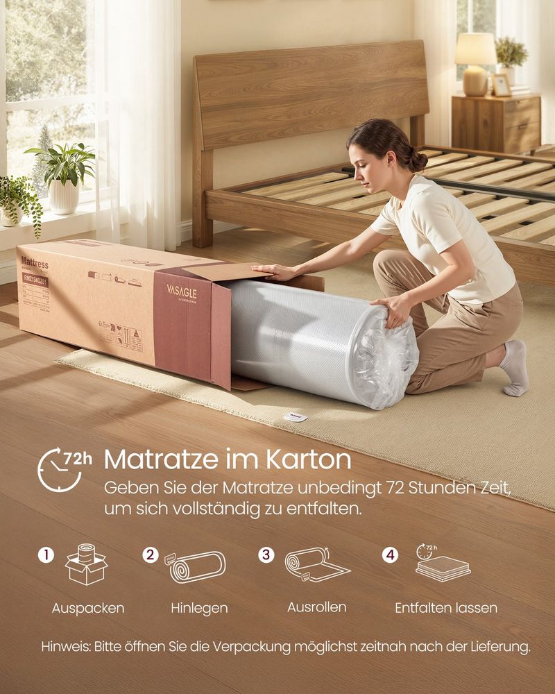 7-Zone Matras – Gel Memory Foam – Drukverlagend – Afneembare Hoes – Comfortschuim - Image 7
