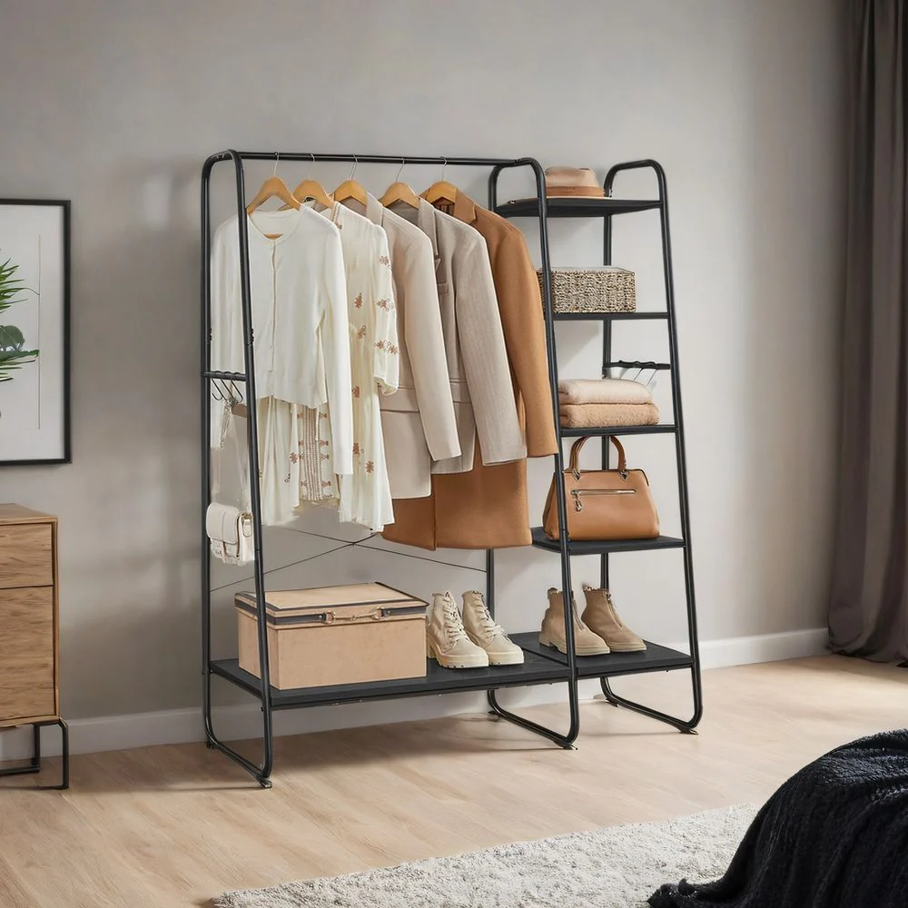 Alles-in-één Kledingrek – Ruim, stevig en stijlvol voor elke kamer - Sterk en Stabiel - Image 5