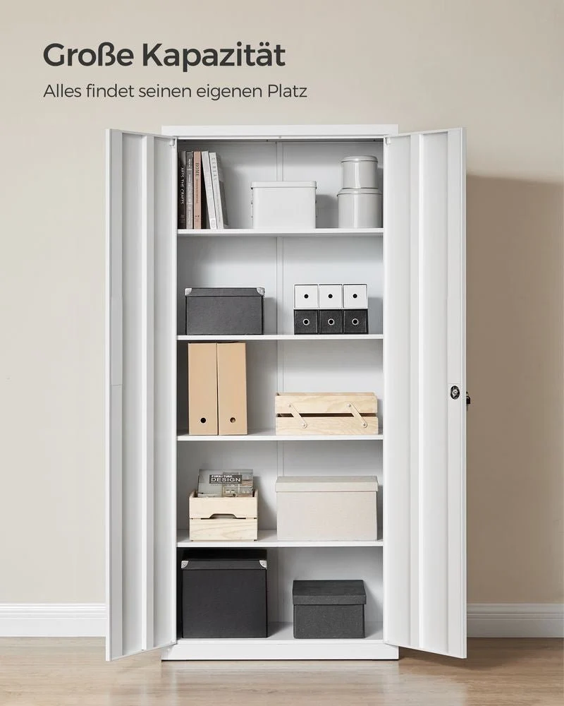 Archiefkast 180 cm - Stalen Opbergkast - Kantoorkast - Image 9