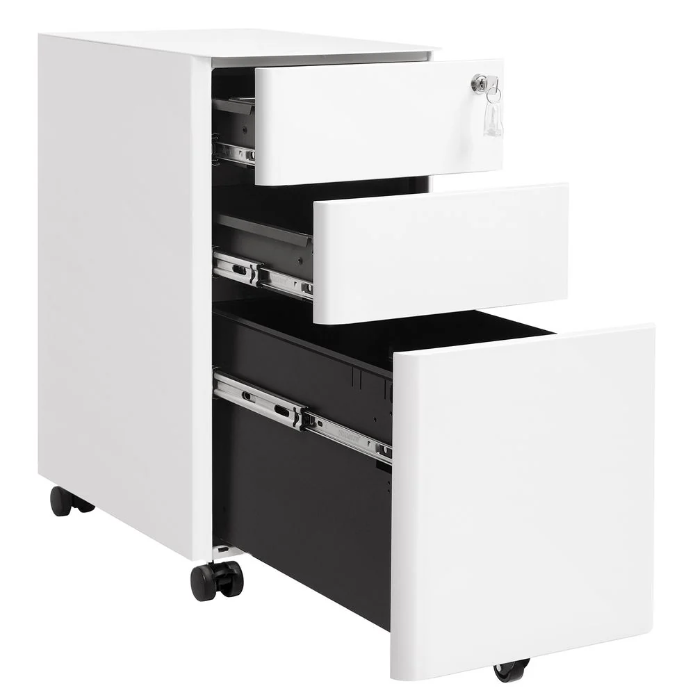 Archiefkast met 3 Laden - Ladeblok - Kast met Wieltjes - Image 7