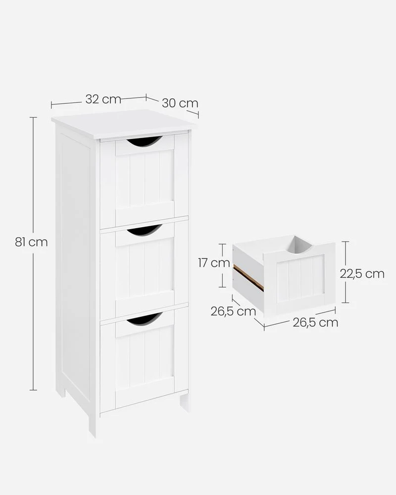 Badkamerkast met 3 of 4 lades - Compact en functioneel - Image 7