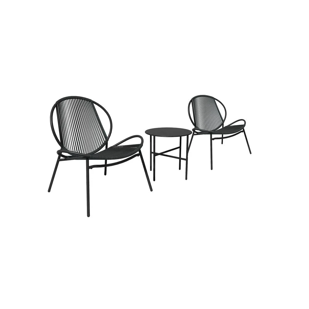 Balkonmeubelset - Set van 3 met tafel en 2 stoelen - Balkonset - Tuinset - Image 10