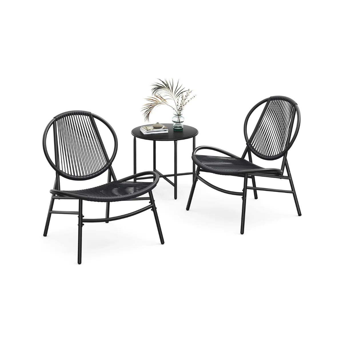 Balkonmeubelset - Set van 3 met tafel en 2 stoelen - Balkonset - Tuinset - Image 3