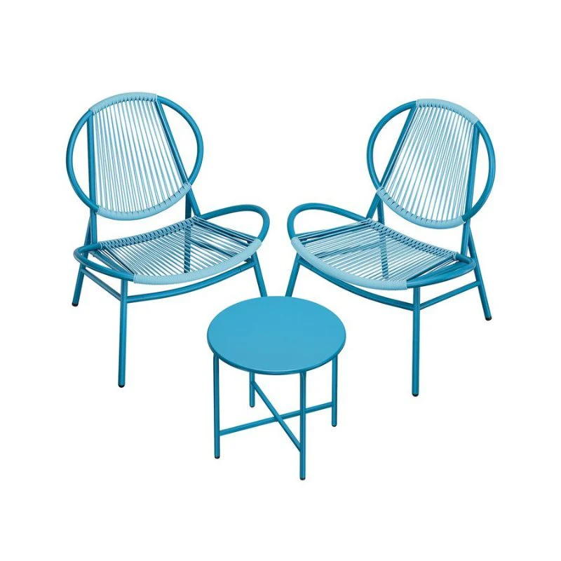 Balkonmeubelset - Set van 3 met tafel en 2 stoelen - Balkonset - Tuinset - Image 5