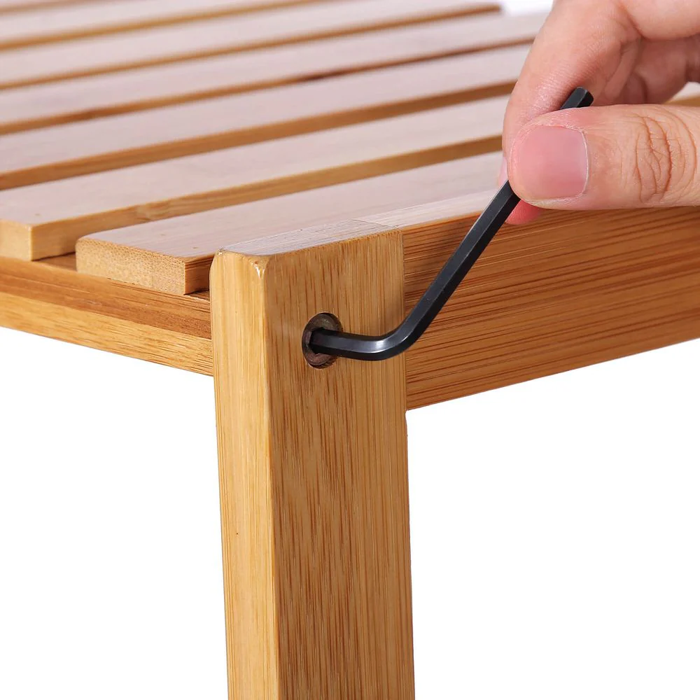 Bamboe Wandrek - Verstelbare Planken - Stabiel en Duurzaam - Image 8