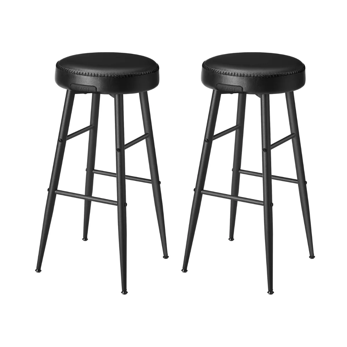 Set van 2 Barkrukken - Luxe Keukenstoelen - Verstelbare Poten - Image 3