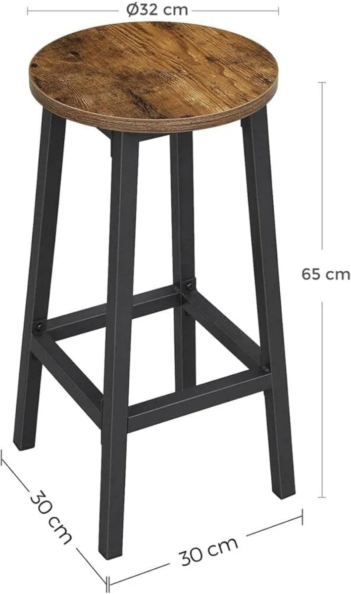 Barkrukken Set van 2 of 4 - Barstoelen - Vintage - Image 3