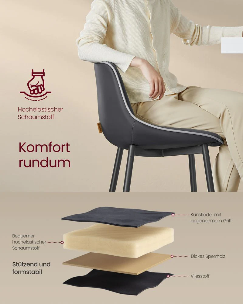 Barkrukken Set van 2 - Barstoelen - Hoge Stoelen - Image 6