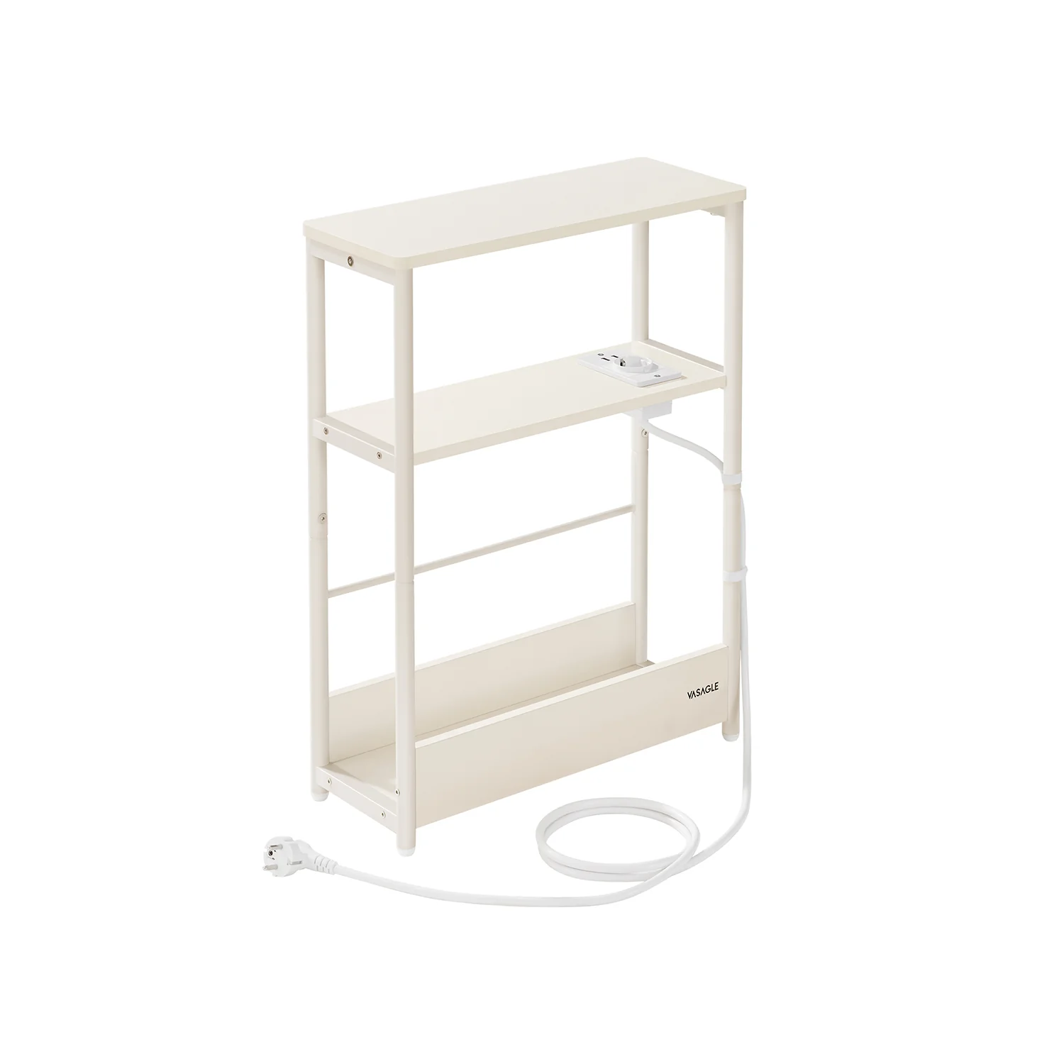Bijzettafel – Smal – 3 Planken – Oplaadfunctie - Image 10