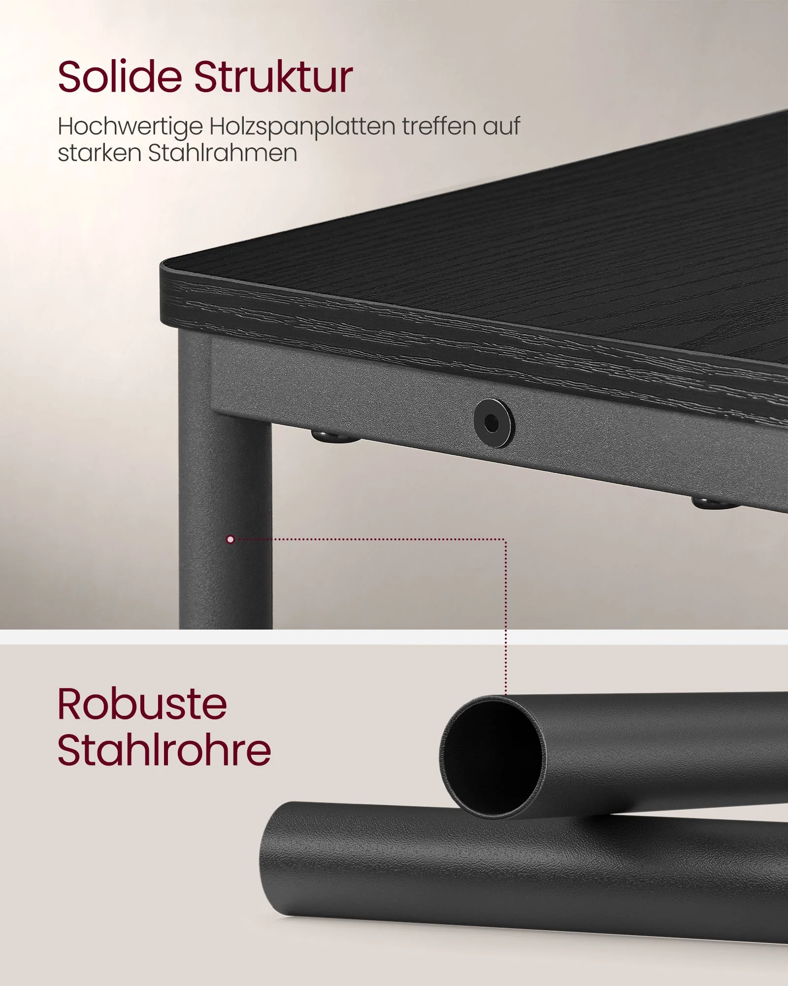 Bijzettafel – Smal – 3 Planken – Oplaadfunctie - Image 4
