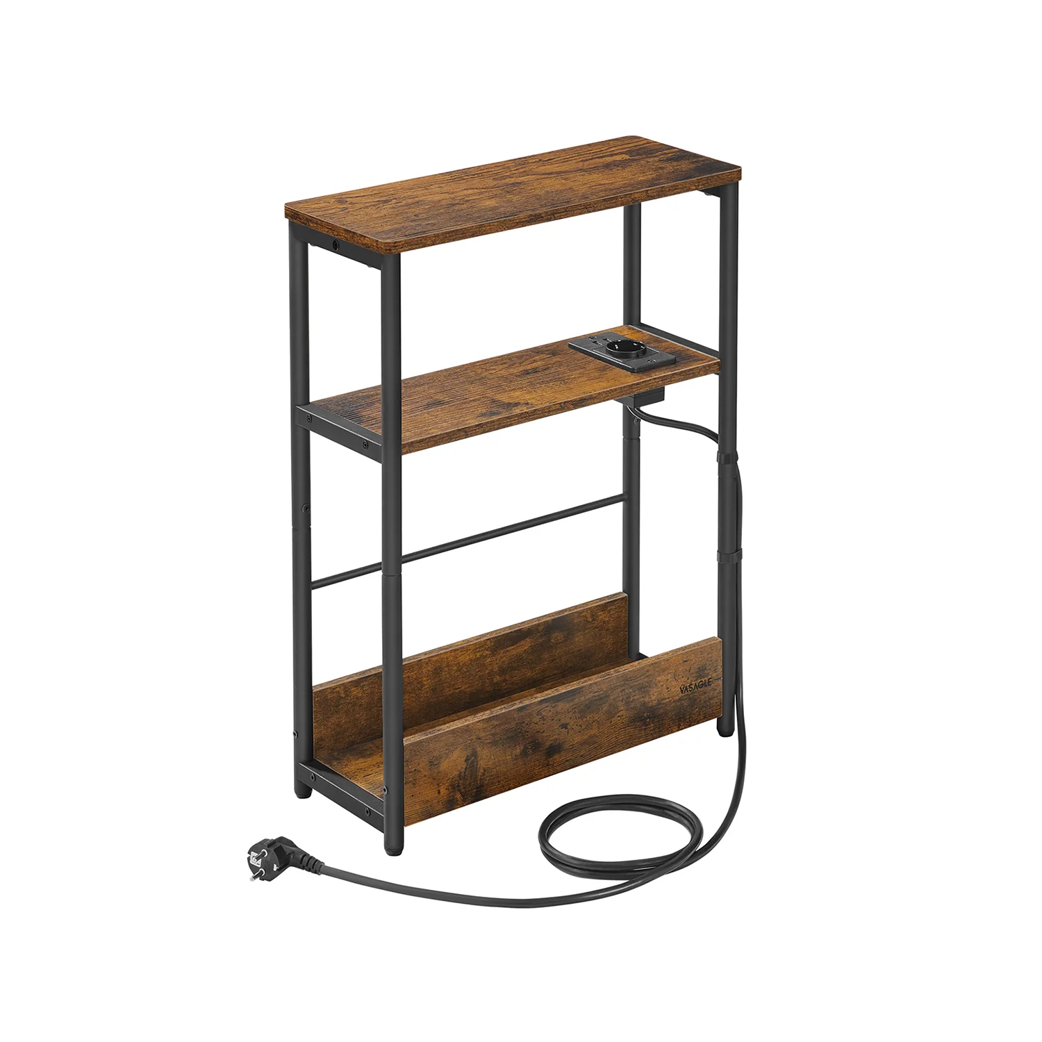 Bijzettafel – Smal – 3 Planken – Oplaadfunctie - Image 8