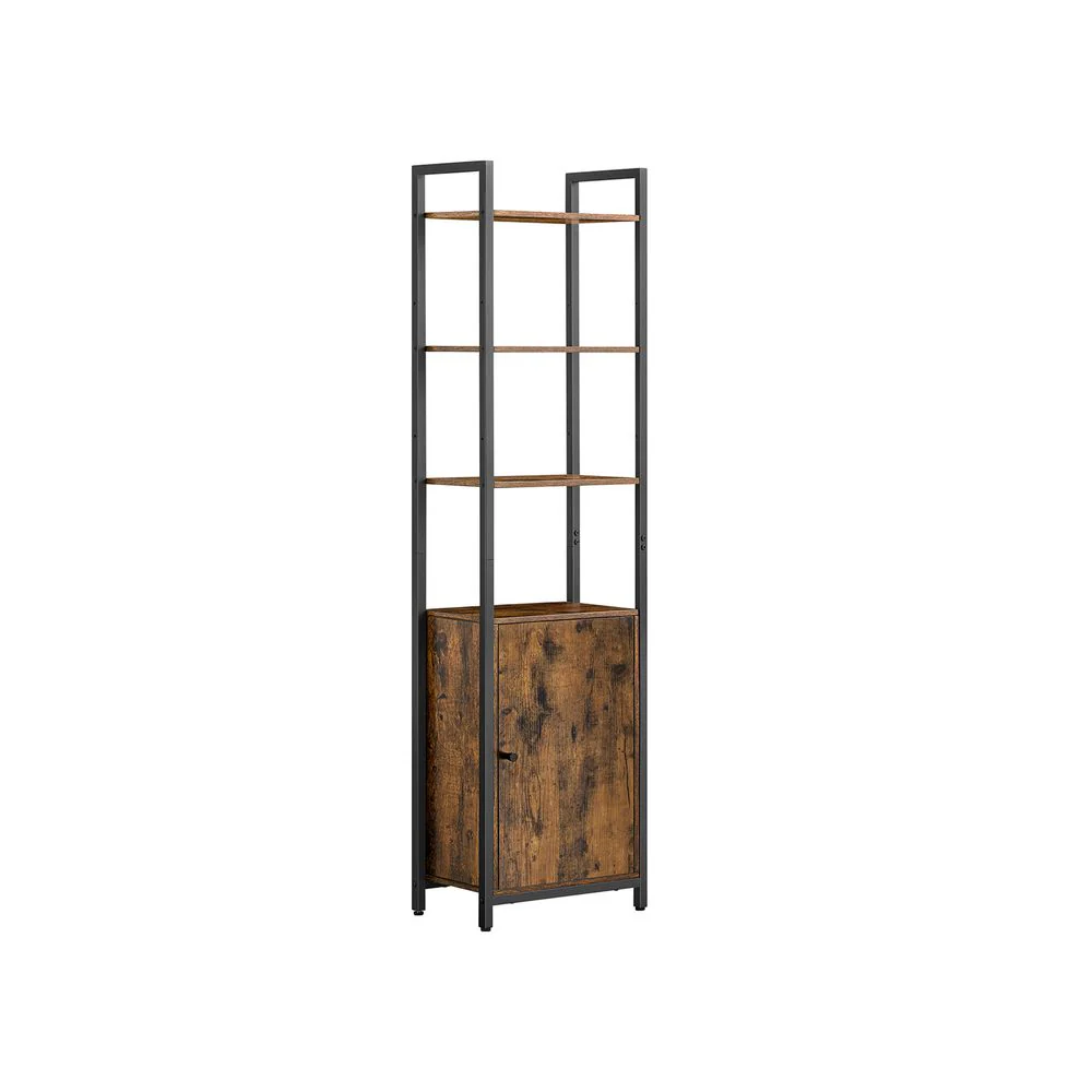 Boekenkast met Deuren en Verstelbare Planken – Industrieel Stijlvol Opbergmeubel voor Woonkamer of Kantoor - Image 14