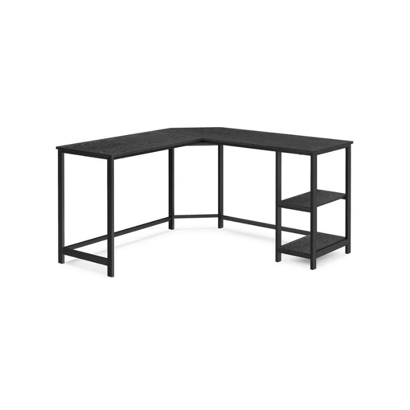 Bureau L-vormig - Computerbureau met 2 planken - Mappenlade - Image 8