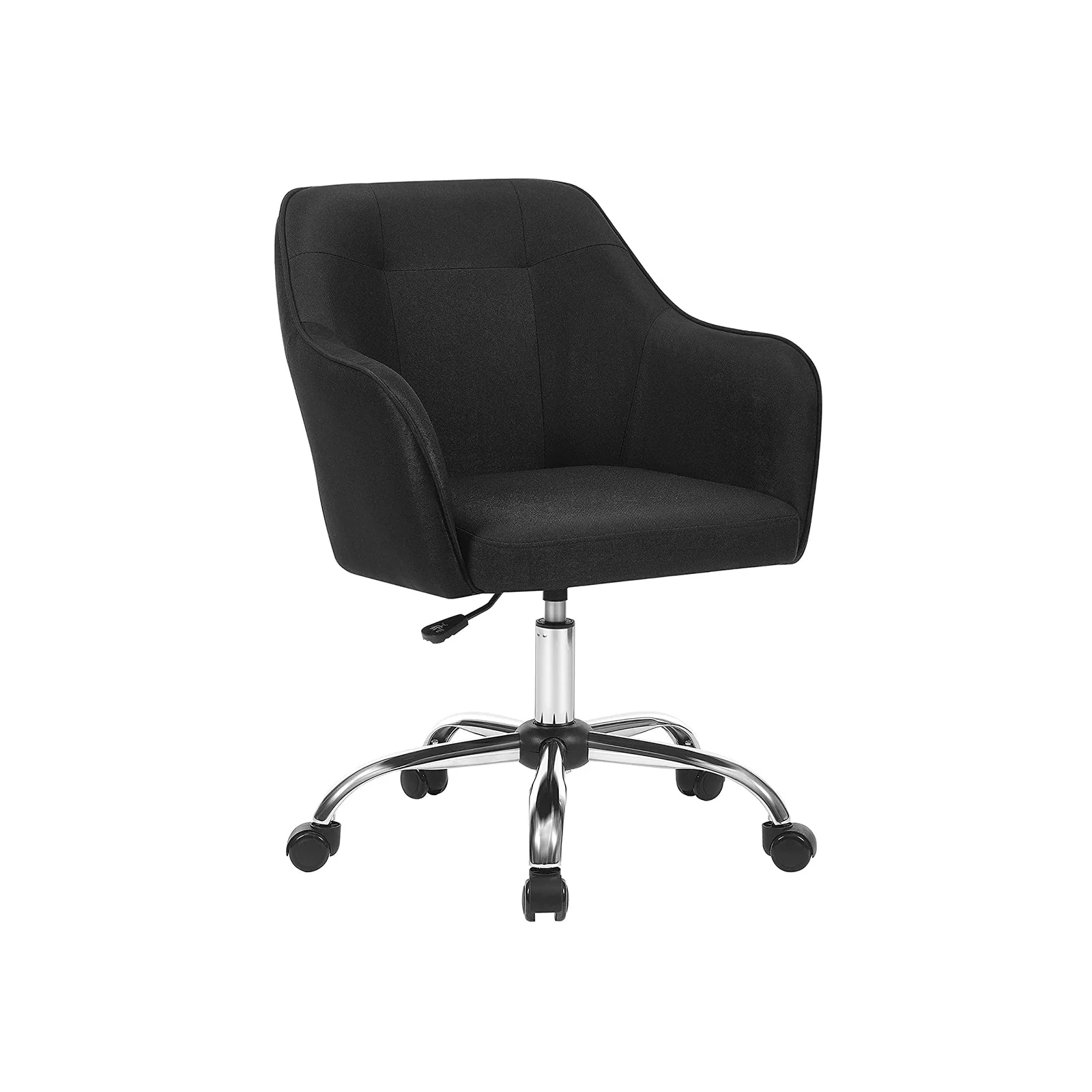 Bureaustoel met Armleuningen – In Hoogte Verstelbaar – Comfortabele Bekleding – 64 cm Breed - Image 3