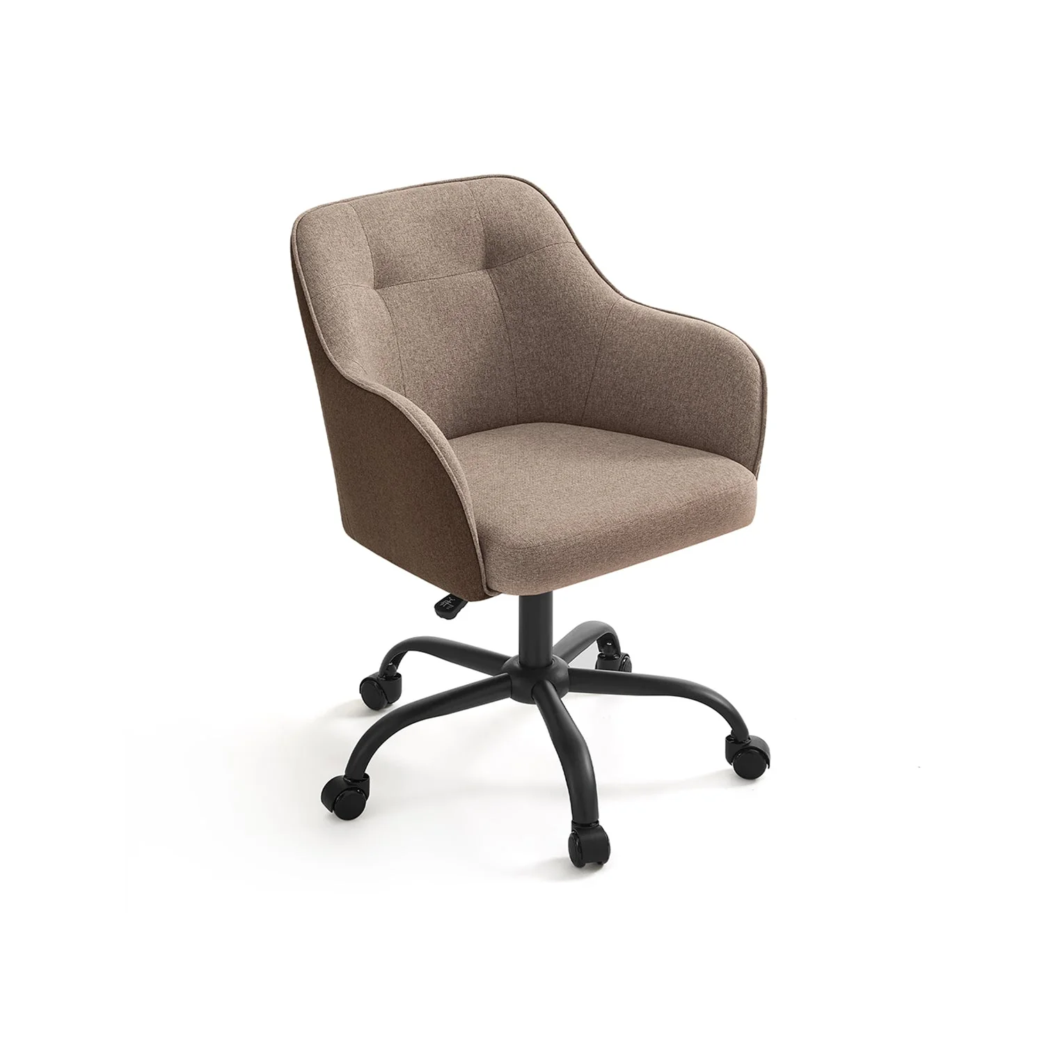 Bureaustoel met Armleuningen – In Hoogte Verstelbaar – Comfortabele Bekleding – 64 cm Breed - Image 6