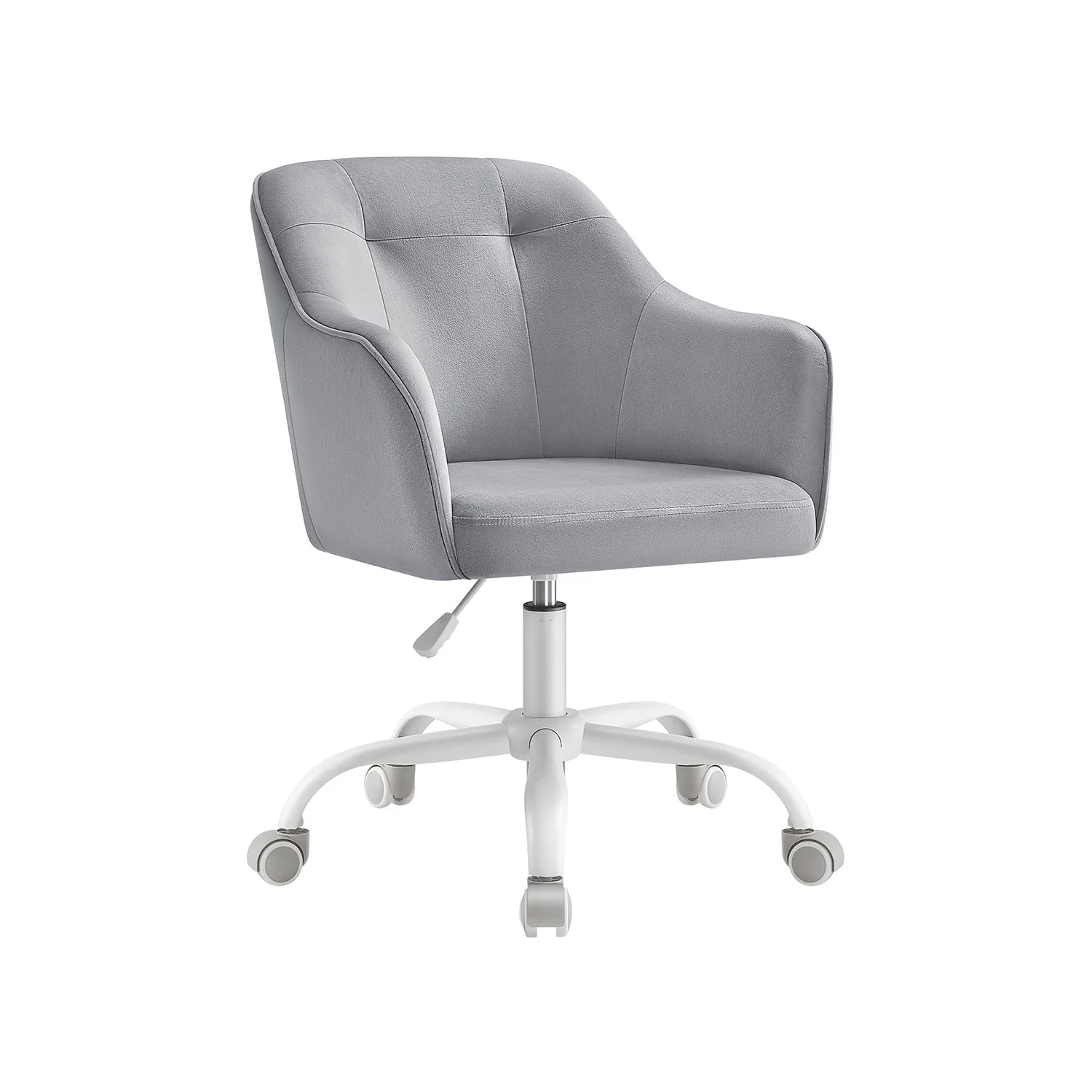 Bureaustoel met Armleuningen – In Hoogte Verstelbaar – Comfortabele Bekleding – 64 cm Breed - Image 9