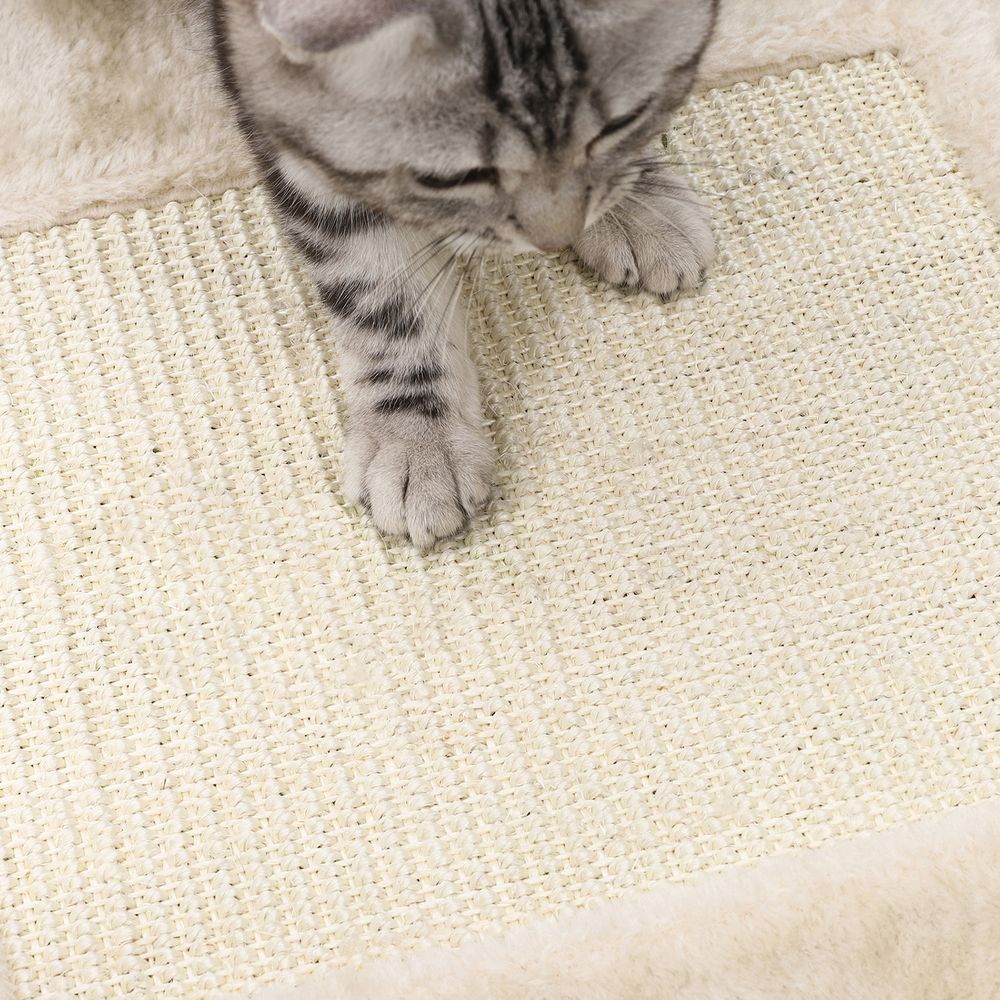 Compacte Krabpaal Van – Kattenboom met Hangmat, Krabpalen en Speelballen Voor Meerdere Katten - Image 27