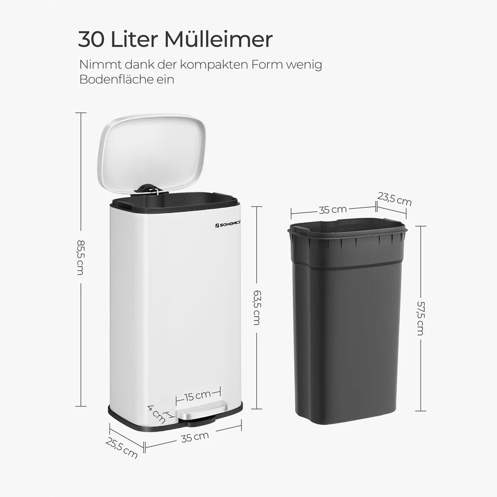 Compacte Prullenbak - 30 Liter - Afvalbak - Image 13