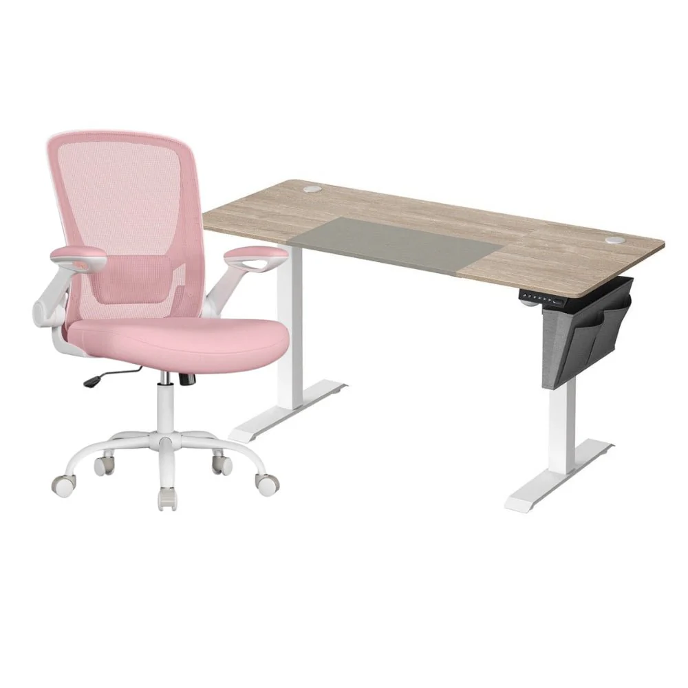 Complete Werkplek Budget - Elektrisch Zit-Sta Bureau + Ergonomische Bureaustoel - In Hoogte Verstelbaar Bureau - Thuiswerkplek - Image 14