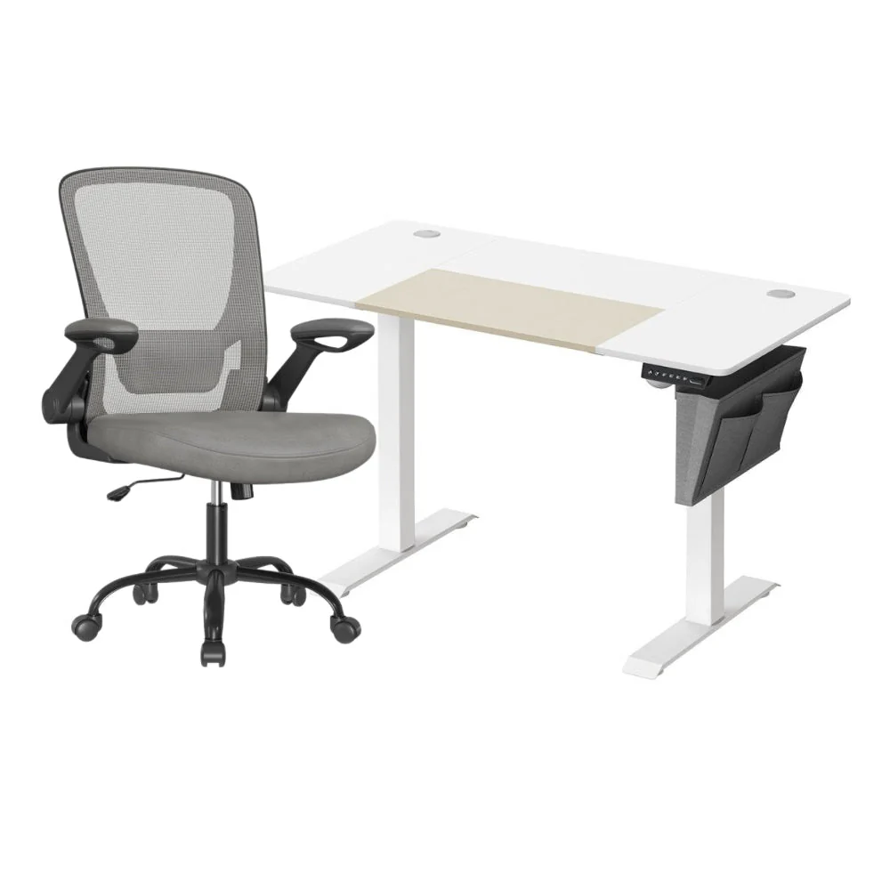 Complete Werkplek Budget - Elektrisch Zit-Sta Bureau + Ergonomische Bureaustoel - In Hoogte Verstelbaar Bureau - Thuiswerkplek - Image 23