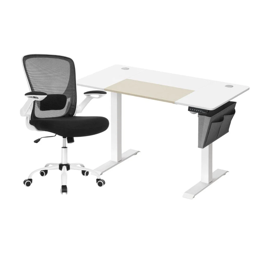 Complete Werkplek Budget - Elektrisch Zit-Sta Bureau + Ergonomische Bureaustoel - In Hoogte Verstelbaar Bureau - Thuiswerkplek - Image 25