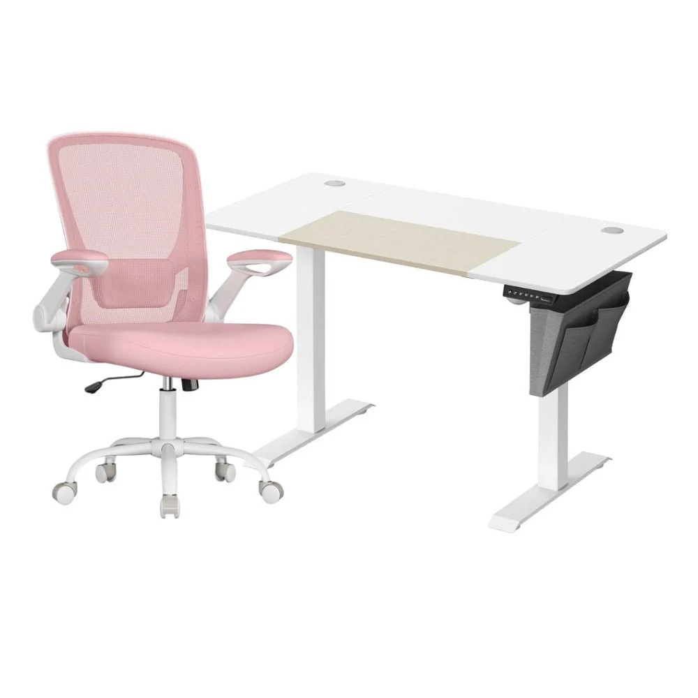 Complete Werkplek Budget - Elektrisch Zit-Sta Bureau + Ergonomische Bureaustoel - In Hoogte Verstelbaar Bureau - Thuiswerkplek - Image 28