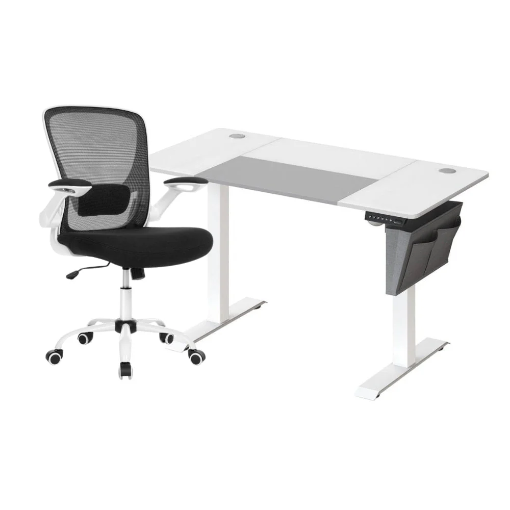 Complete Werkplek Budget - Elektrisch Zit-Sta Bureau + Ergonomische Bureaustoel - In Hoogte Verstelbaar Bureau - Thuiswerkplek - Image 30