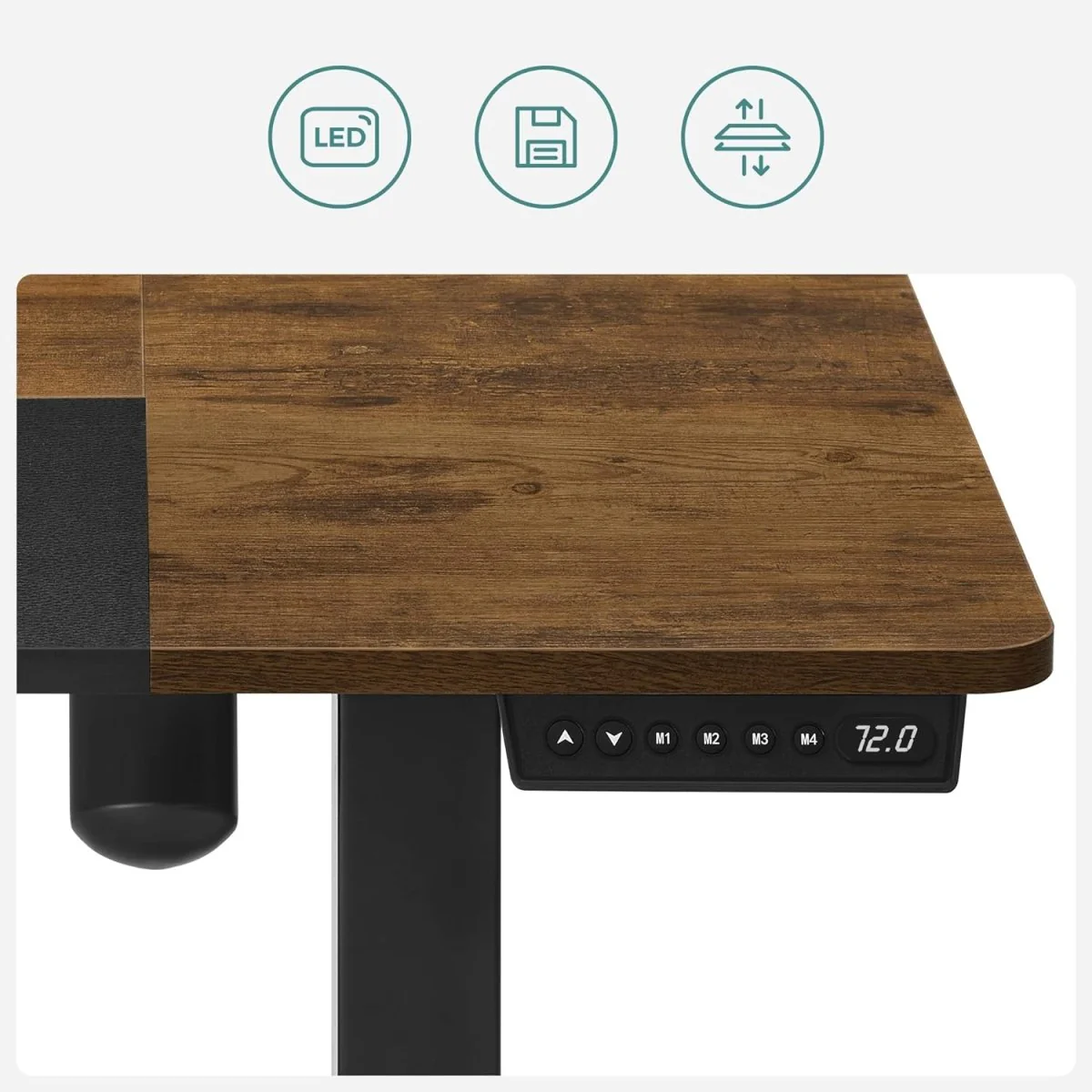 Complete Werkplek Budget - Elektrisch Zit-Sta Bureau + Ergonomische Bureaustoel - In Hoogte Verstelbaar Bureau - Thuiswerkplek - Image 5