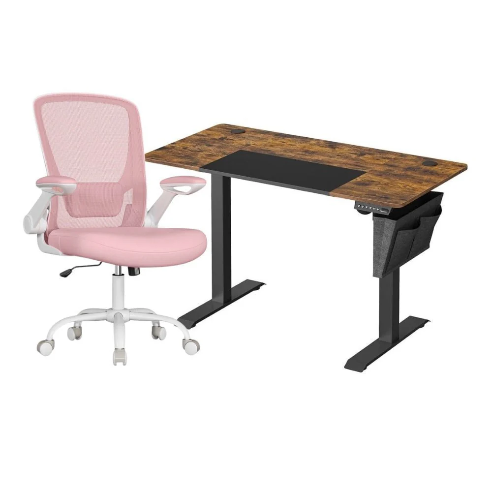 Complete Werkplek Budget - Elektrisch Zit-Sta Bureau + Ergonomische Bureaustoel - In Hoogte Verstelbaar Bureau - Thuiswerkplek - Image 8