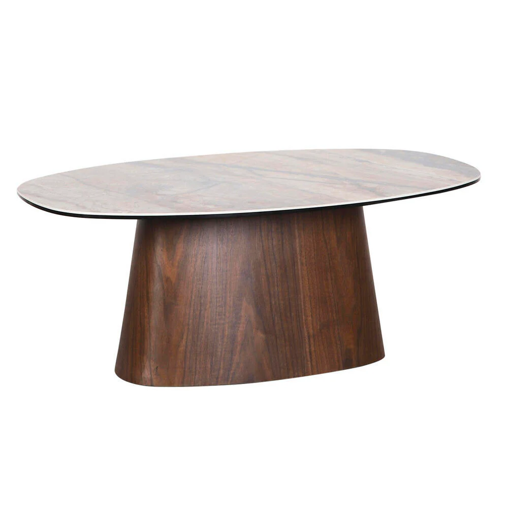 Danish Salontafel – Keramisch Onyx / Walnootfineer - Image 2