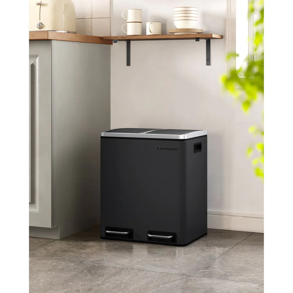 Dubbele Pedaalemmer met Voetpedalen - Prullenbak 30L - Image 6