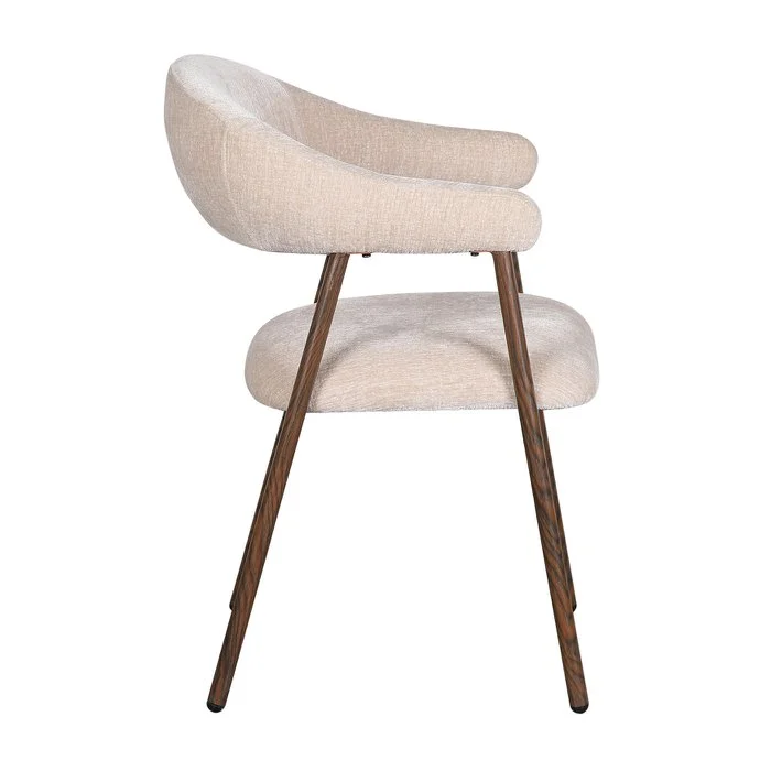 Eetkamerstoel Scandi - Set van 2 – Scandinavisch Ontwerp - Tan - Image 4