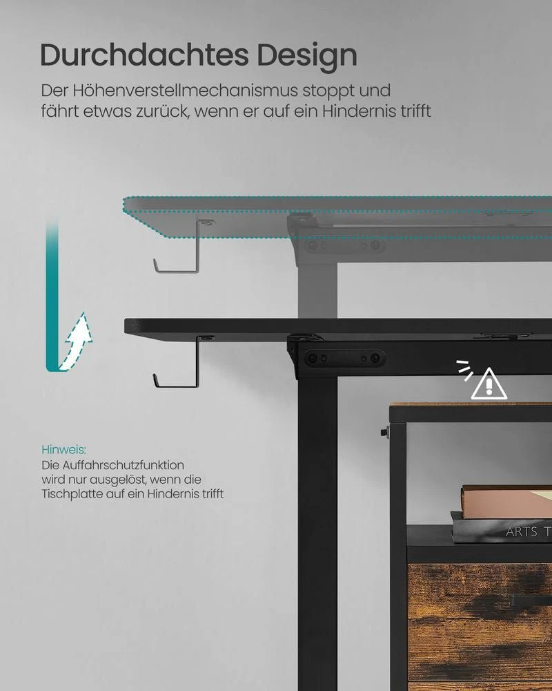 Elektrisch Hoog Laag Bureau - Elektrisch Verstelbaar - Werkplek - Ergonomisch Bureau - Image 6