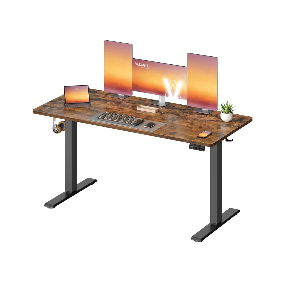 Elektrisch Verstelbaar Bureau – Zit-Sta Bureau – 72 tot 120 cm – Geheugenfunctie – Kabelbeheer – Industrieel Design