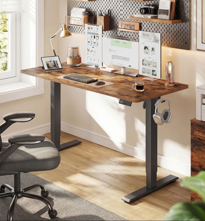 Elektrisch Verstelbaar Bureau – Zit-Sta Bureau – 72 tot 120 cm – Geheugenfunctie – Kabelbeheer – Industrieel Design - Image 3