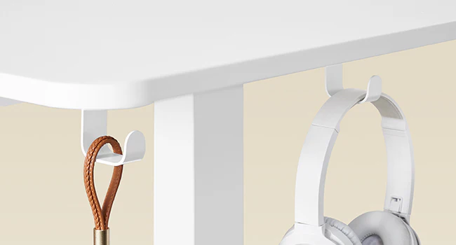 Elektrisch Verstelbaar Hoekbureau – L-Vormig – 140 x 160 cm – Ingebouwde Stopcontact en USB – Geheugenfunctie – 72-120 cm Hoogte - Image 11
