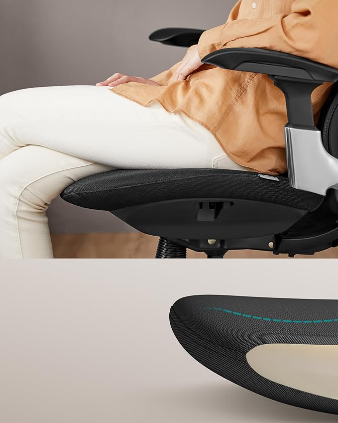 Ergo Elite 2.0 Ergonomische Bureaustoel - Compleet Verstelbaar - 6-delige TPR-lendensteun - Tot 150 kg belastbaar - Image 4