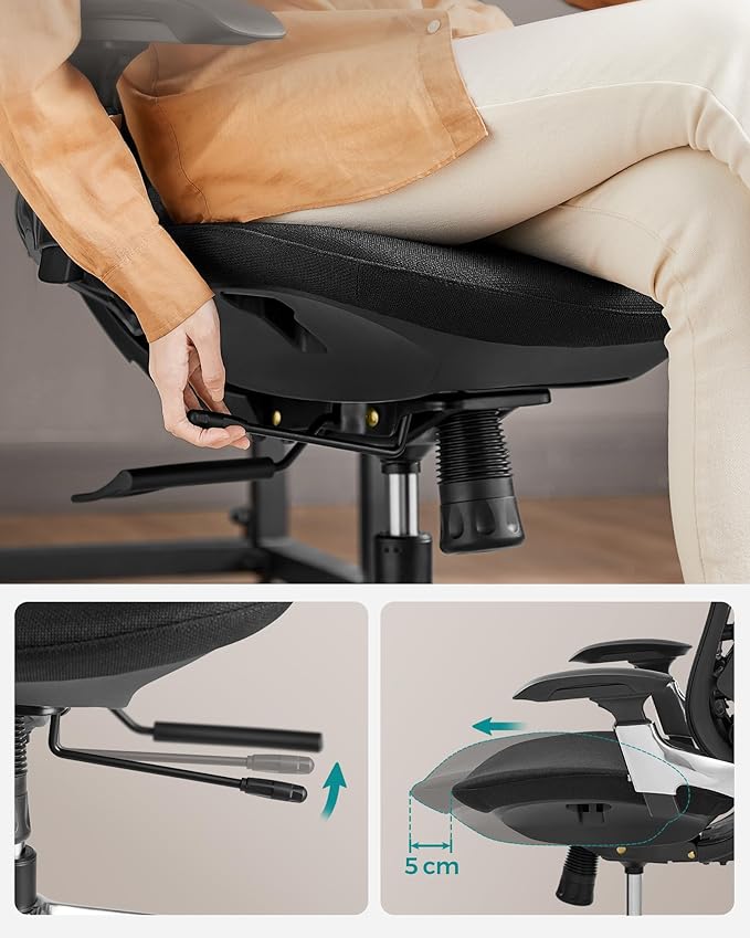 Ergo Elite 2.0 Ergonomische Bureaustoel - Compleet Verstelbaar - 6-delige TPR-lendensteun - Tot 150 kg belastbaar - Image 5