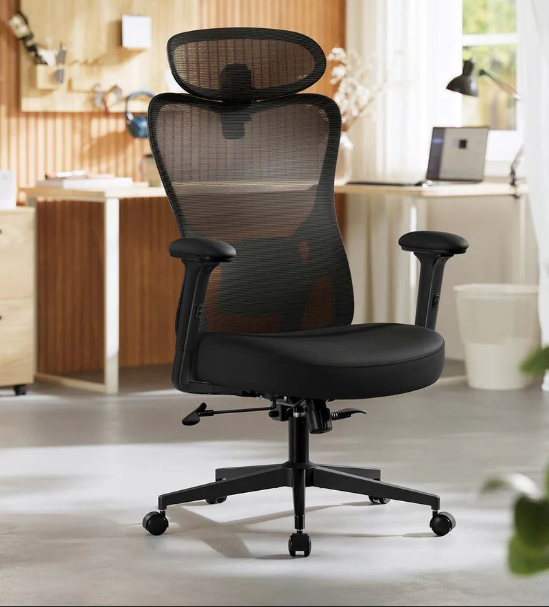 Ergonomische Bureaustoel – Verstelbare Lendensteun – Ademend Netweefsel – Kantelfunctie – Draagvermogen 150 kg - Image 4