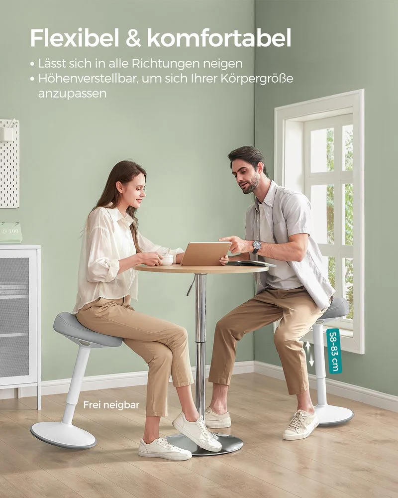 Ergonomische Kruk – Verstelbare Werkkruk – Comfortabel en Actief Zitcomfort - Image 5