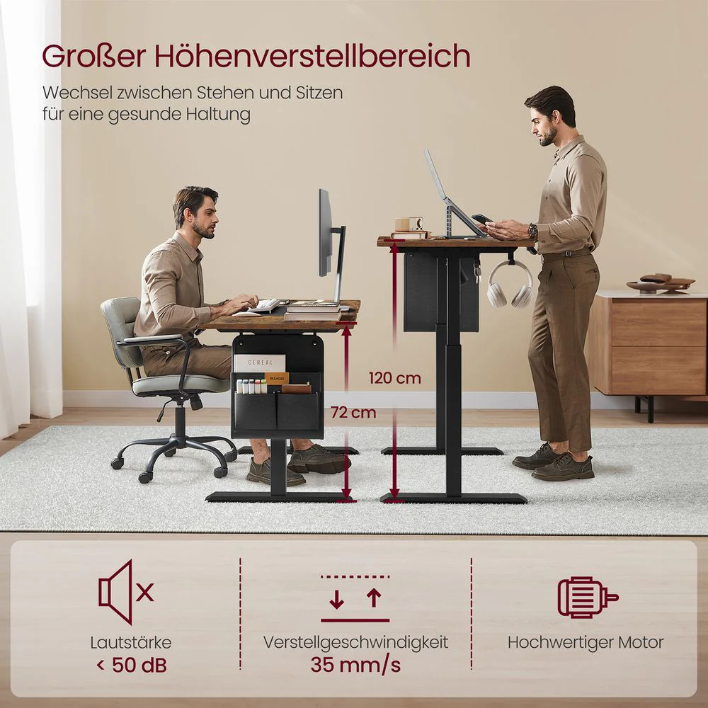 Elektrisch Verstelbaar Bureau - Sta Bureau - Ergonomische Werkplek - Image 5