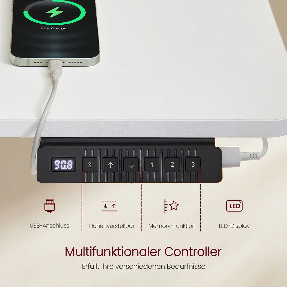 Elektrisch Verstelbaar Bureau - Sta Bureau - Ergonomische Werkplek - Image 7