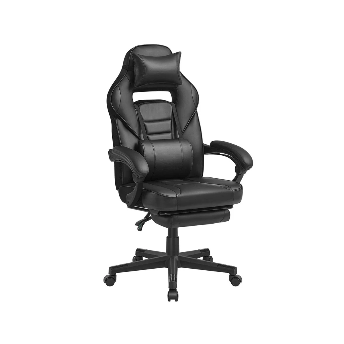 Gamestoel - Ergonomische Gamingstoel - Verstelbaar Bureaustoel - Hoofdkussen en Voetensteun - Image 11