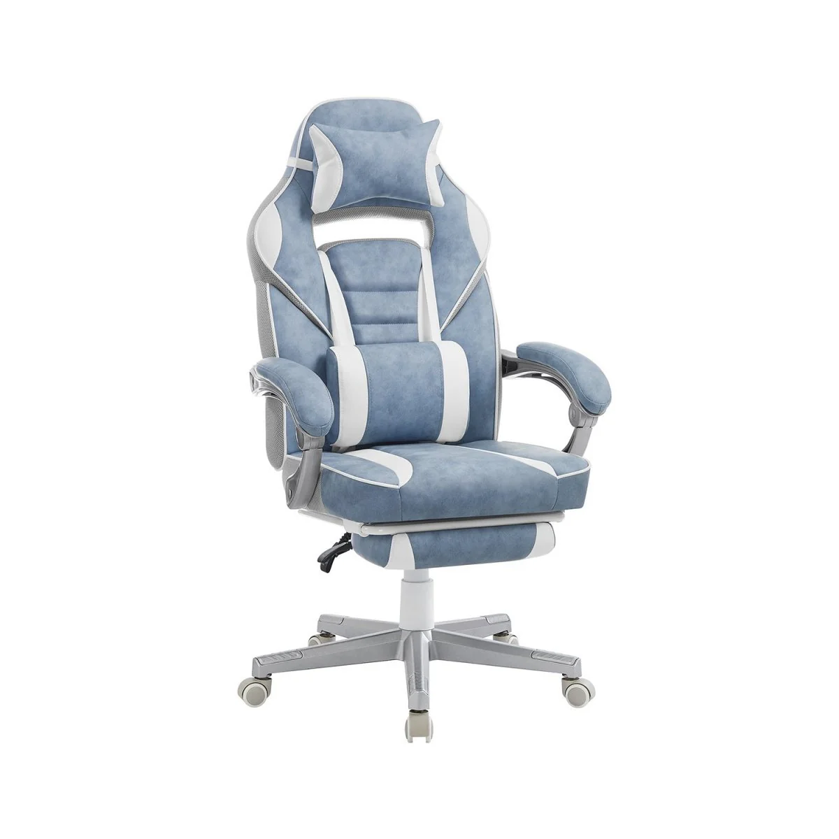 Gamestoel - Ergonomische Gamingstoel - Verstelbaar Bureaustoel - Hoofdkussen en Voetensteun - Image 6
