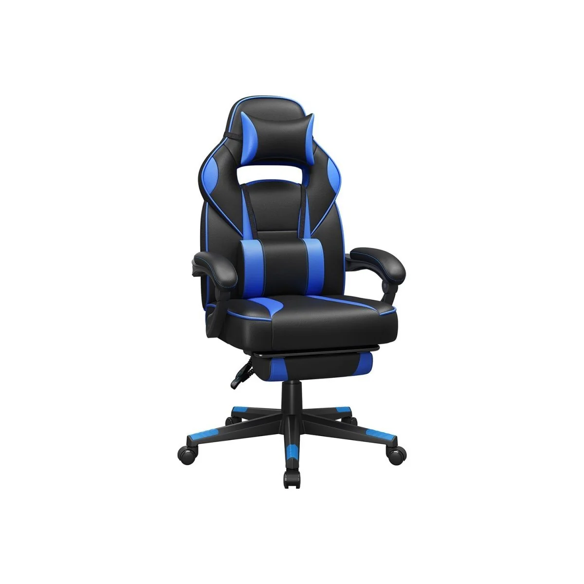 Gamestoel - Ergonomische Gamingstoel - Verstelbaar Bureaustoel - Hoofdkussen en Voetensteun - Image 8