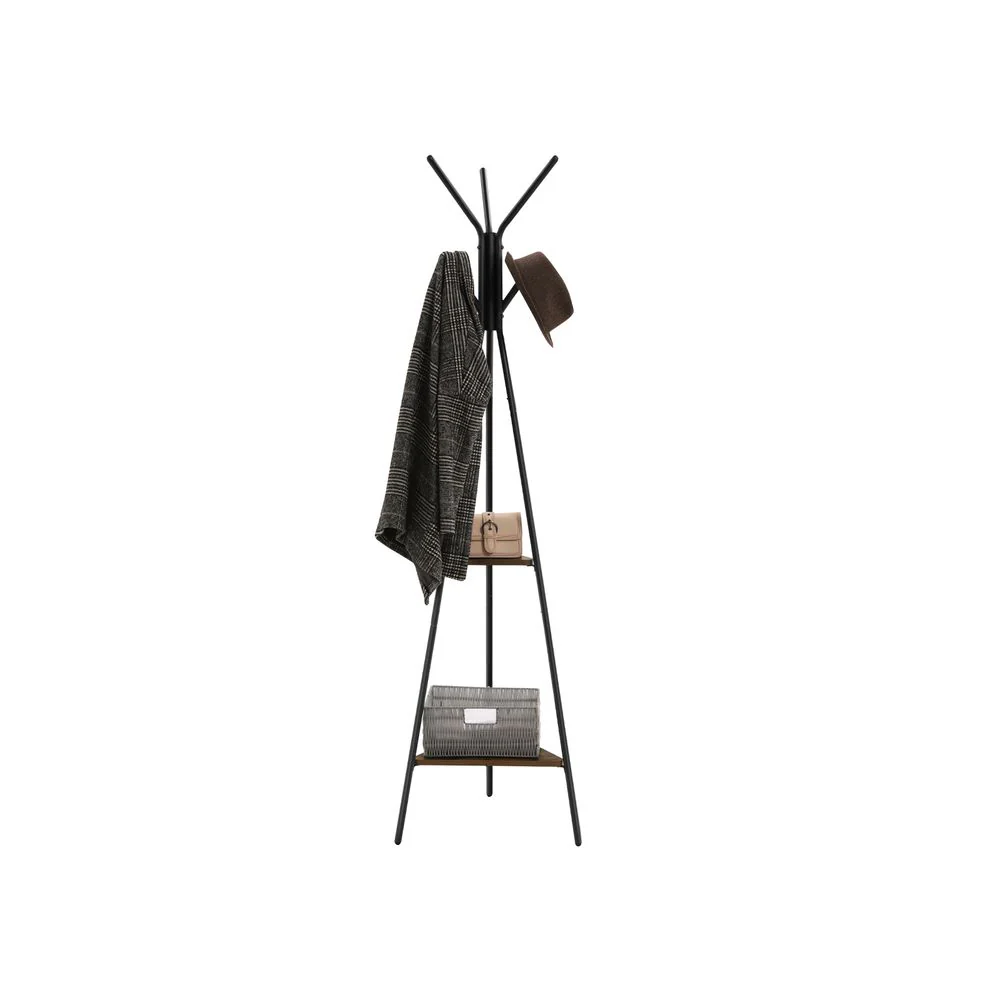 Garderobestandaard met Houten Legplanken – Minimalistisch Design – Stabiel & Ruimtebesparend - Image 22