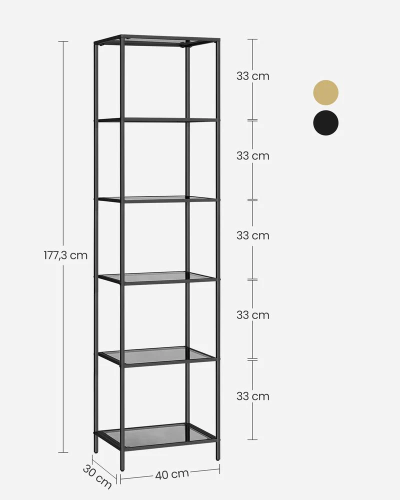 Glazen Hoekkast met 5 of 6 Niveaus – Stijlvol & Ruimtebesparend - Image 12