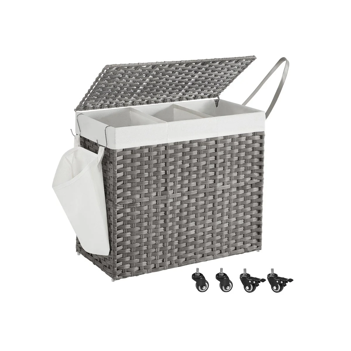 Handgevlochten wasmand - 140 of 160 liter opbergruimte - Image 3