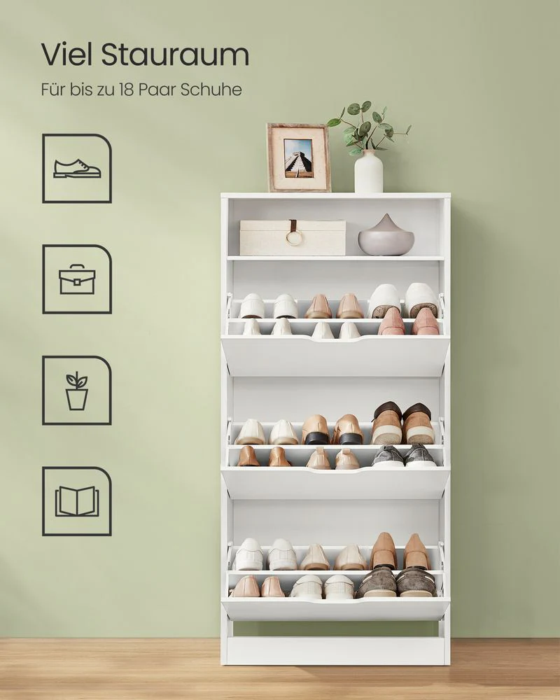 Hoge en veelzijdige schoenenkast met stijlvol design - Image 5