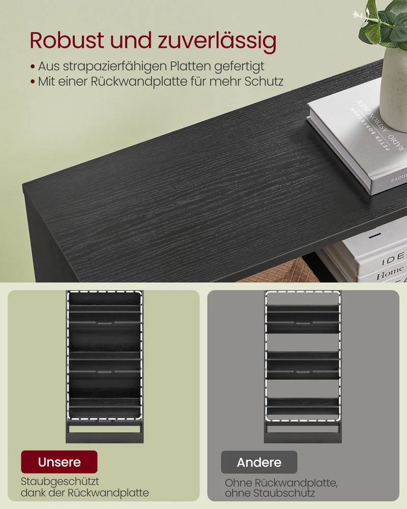 Hoge en veelzijdige schoenenkast met stijlvol design - Image 7